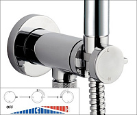 Bossini Talita Гигиенический душ, лейка 3,1 см, шланг 125 см, цвет: chrome E37006B.030