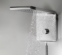 Bossini Syncro Душевая панель с термостатом - верхний душ, 3 вида струи, цвет: chrome I00590.030
