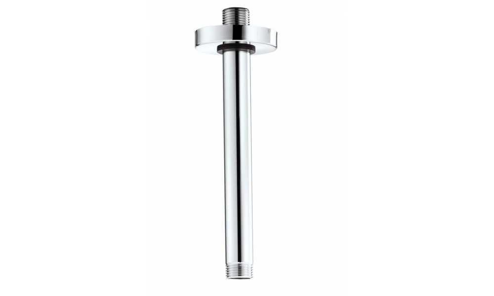 Bossini Apice Верхний душ d28 см, 1 вид струи, кронштейн потолочный 23,7 см, цвет: satin nickel H31430D.094