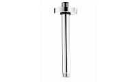 Bossini Apice Верхний душ d28 см, 1 вид струи, кронштейн потолочный 23,7 см, цвет: satin nickel H31430D.094