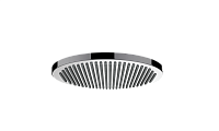 Bossini Apice Верхний душ d28 см, 1 вид струи, кронштейн настен. 33см, цвет:polished stainless steel H70430H.045