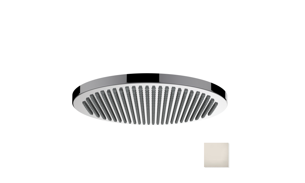 Bossini Apice Верхний душ d28 см, 1 вид струи, без кронштейна, цвет: satin nickel I00430.094