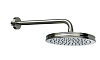Bossini Liberty Верхний душ d21 см, 1 вид струи, кронштейн настенный, цвет: chrome H27740G.030