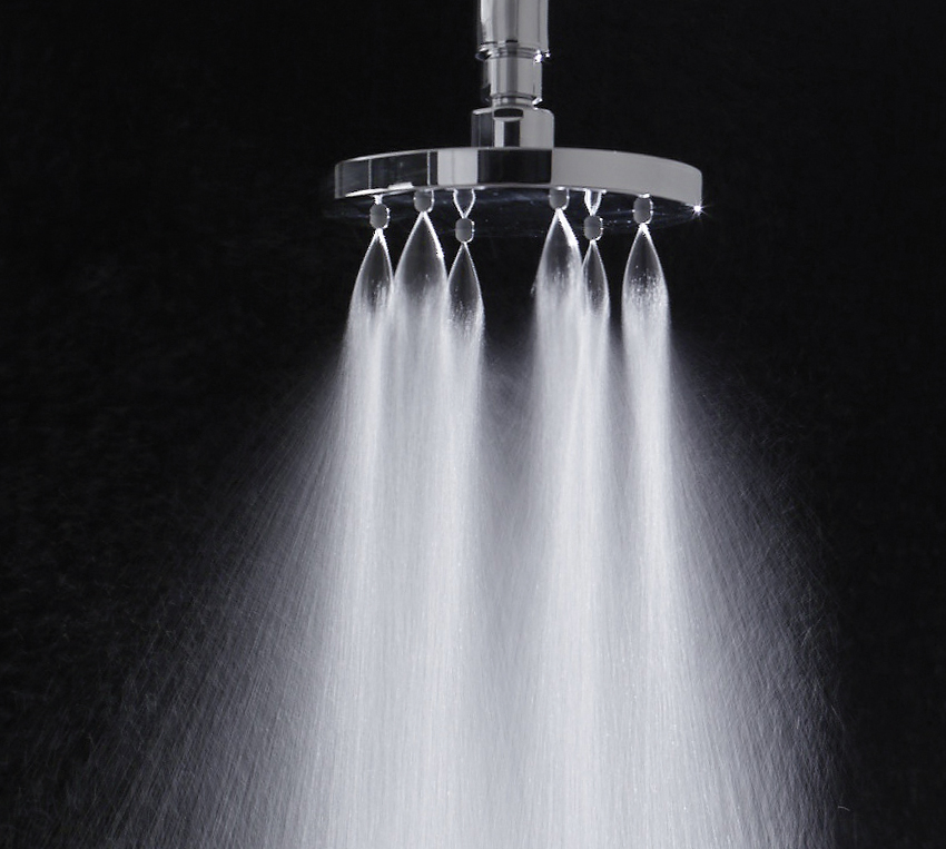 Bossini Nebulizair Верхний душ d14 см, 1 вид струи, кронштейн настенный, цвет: chrome H19620G.030