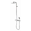 Bossini Cosmo Душевая стойка: смеситель, ручной и верхний душ, 1 вид струи, шланг, цвет: chrome L40002.030