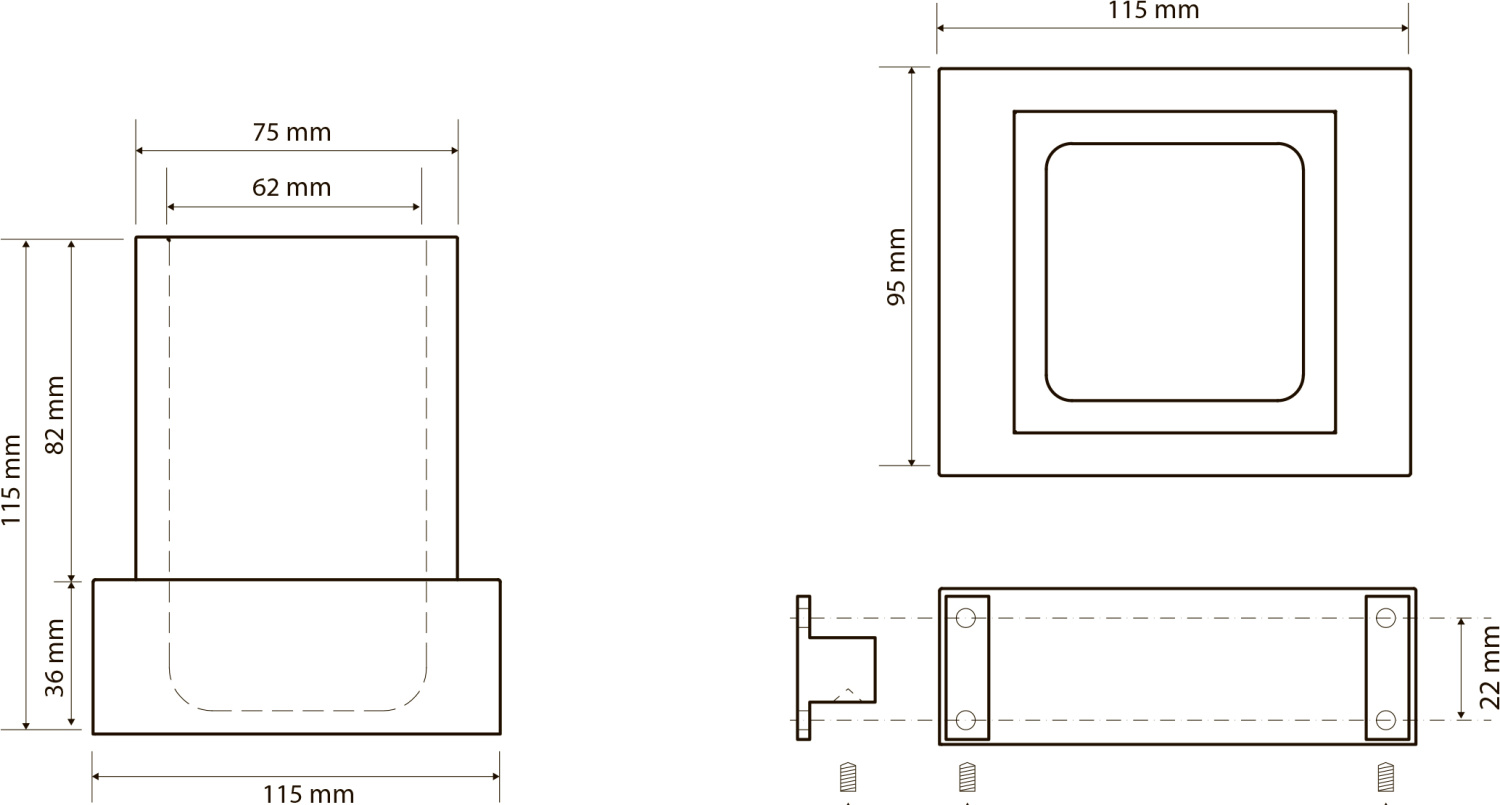 Bemeta Gamma Настенный держатель зубных щеток, цвет черный 145411012