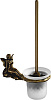 Art&Max Fairy Ершик для унитаза подвесной со стеклянной колбой, цвет: бронза AM-B-0981-B