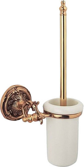 Art&Max Barocco Ершик для унитаза подвесной с керамической чашей, цвет: бронза AM-1785-Br