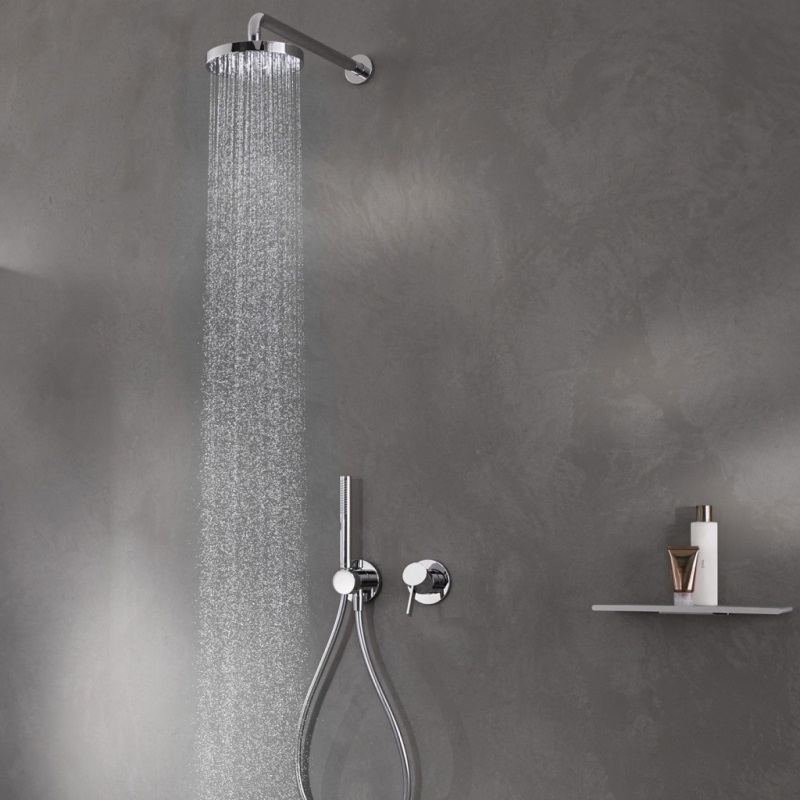 Keuco Ixmo Запорный вентиль с переключателем на 2 потреб. DN15, внешняя часть, цвет: черный матовый 59557 371201