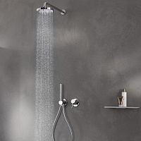 Keuco Ixmo Запорный вентиль с переключателем на 2 потреб. DN15, внешняя часть, цвет: черный матовый 59557 371201