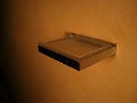 Keuco Edition 11 Мыльница со стеклянной чашей, подвесная, цвет: шлифованный черный 11155 139000