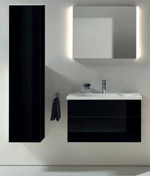 Keuco Royal Reflex Шкаф-пенал 35x33,5x167h см, цвет: черный 34030 570001