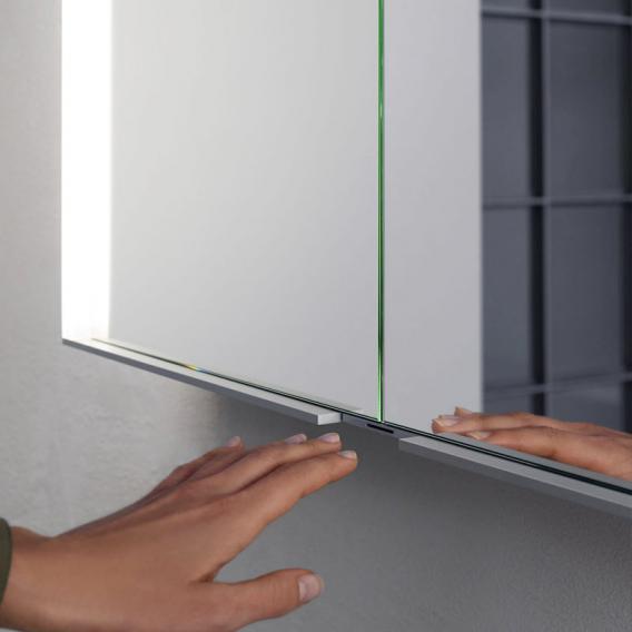 Keuco Royal Match Зеркальный шкаф, подвесной 100x14,9x70h см, цвет: серебро 12813 171301