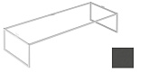 Keuco Plan Ножки для мебели 120x47x25,5h см 32998 110005