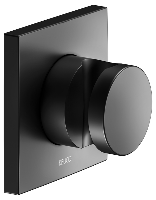 Keuco Ixmo Настенный держатель душевой лейки, цвет: черный матовый 59591 370002