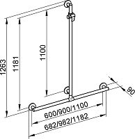 Keuco Plan Care Поручень для ванны, цвет: хром 34914 010611