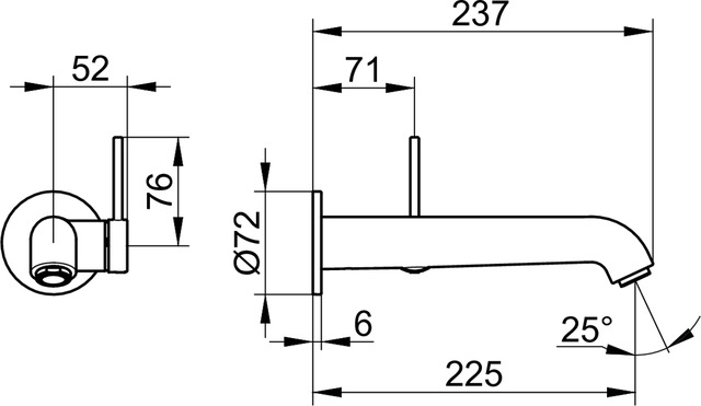 Keuco Ixmo Смеситель для раковины, цвет: хром 59516 011201