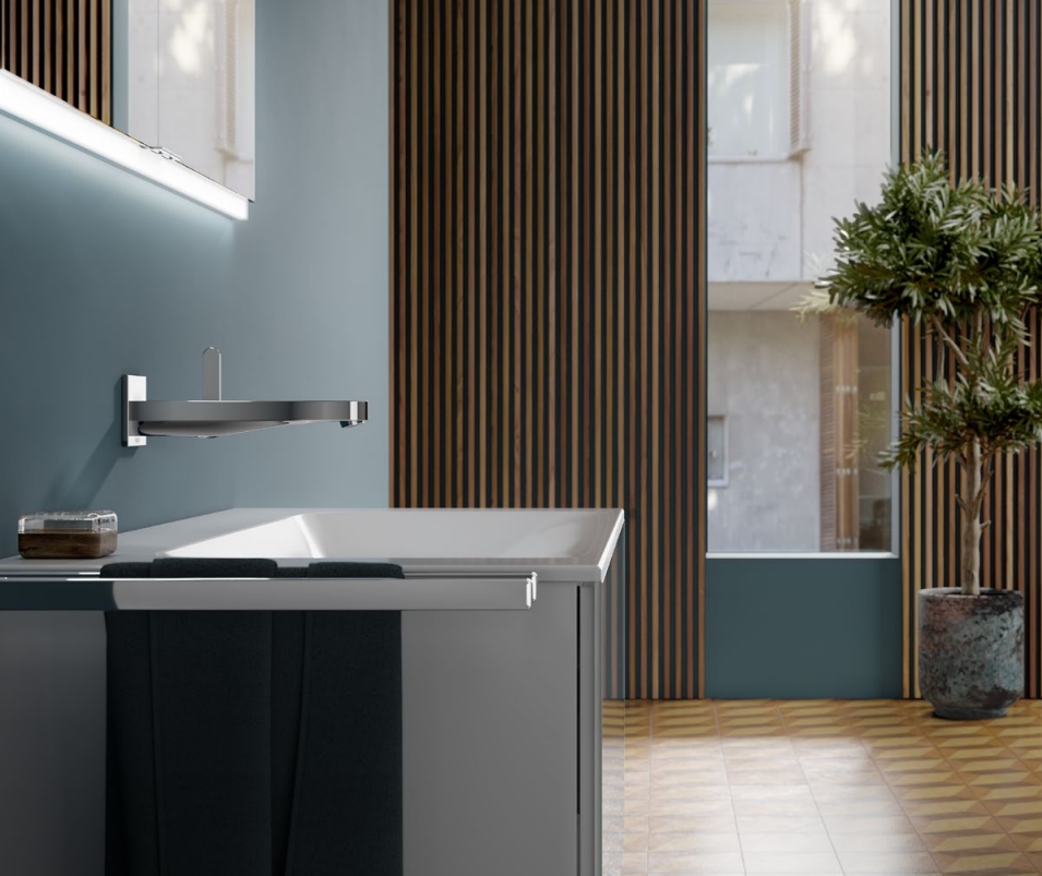 Keuco Ixmo Смеситель для раковины рычажный, встраиваемый, цвет: хром 59516 011302