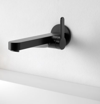 Keuco Ixmo Смеситель для раковины рычажный, встраиваемый, цвет: черный матовый 59516 370301