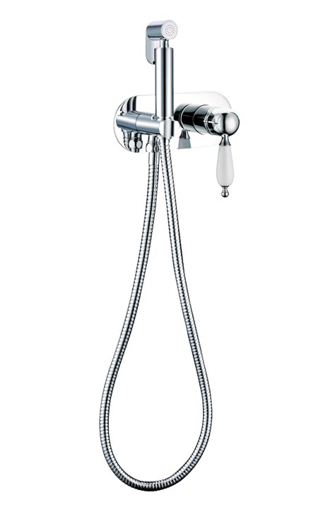 Boheme Imperiale Гигиенический душ со смесителем и встраиваемой частью, цвет: chrome 426