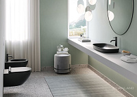 Catalano Sfera Унитаз подвесной безободковый 35x54 см, смыв торнадо, цвет: черный матовый 1VSF54RNS