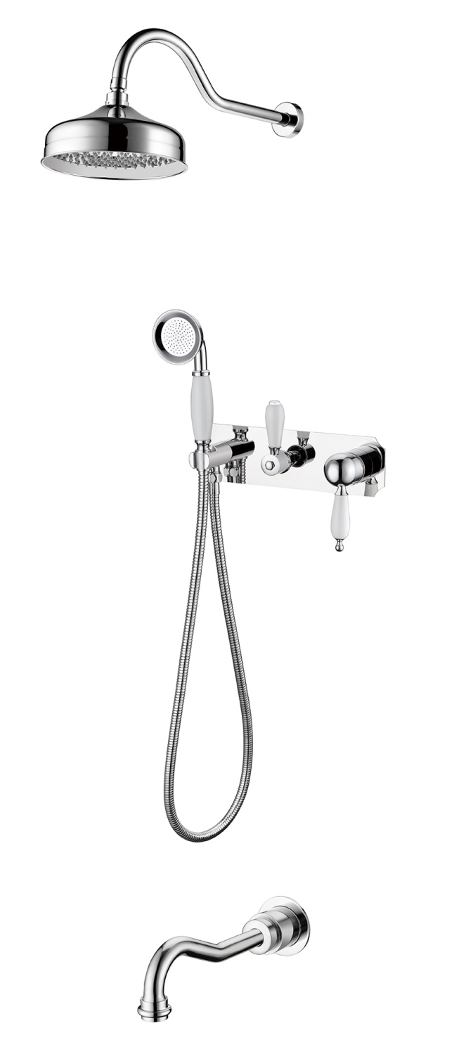 Boheme Tradizionale Chromo Душевой комплект встраиваемый - смеситель, душ, 3 потреб., цвет: chrome 268