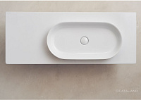 Catalano Ceramic Top Столешница керамическая 125x50 см, цвет: белый глянцевый 0831250001