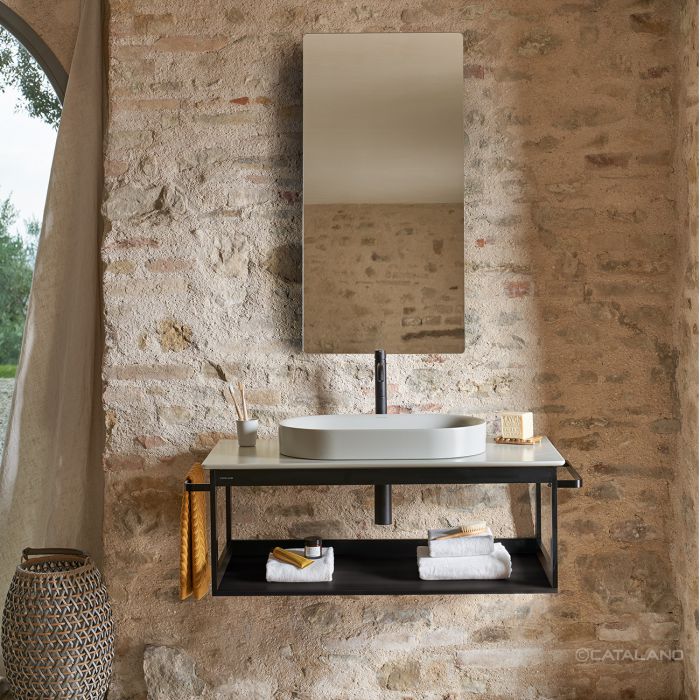 Catalano Ceramic Top Столешница керамическая 100x50 см, цвет: цемент матовый 0831000023