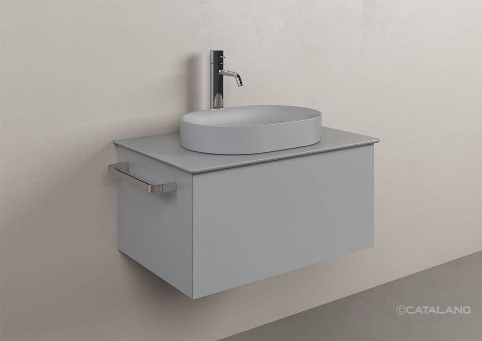 Catalano Ceramic Top Столешница керамическая 75x50 см, цвет: цемент матовый 0830750023