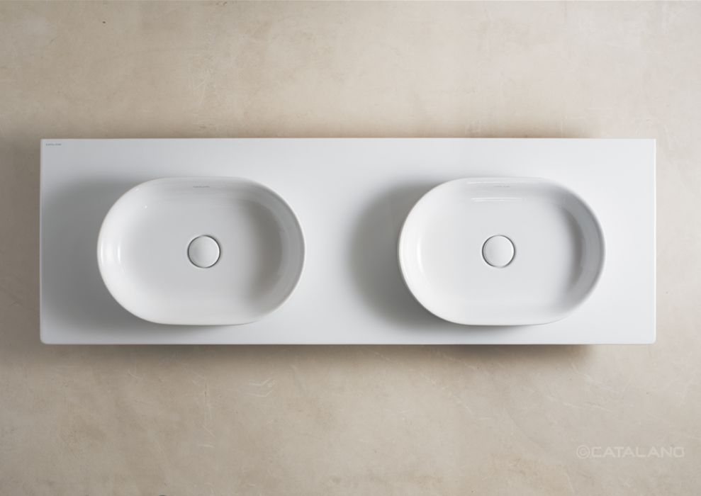 Catalano Ceramic Top Столешница керамическая 150x50 см, цвет: белый глянцевый 0831510001