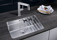 Blanco Etagon Кухонная мойка, встр. снизу 54x44x19h, цвет: сталь 521841