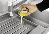 Blanco Zia Кухонная мойка, встр. сверху 78x50x19h, цвет: серый 514725