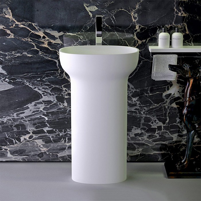 Knief Prime Раковина напольная 53х35х90h cм, K-Stone, цвет: белый матовый 0600-012-01WA