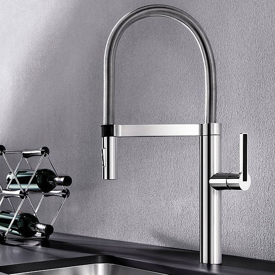 Blanco Culina-S Смеситель для кухни, выдвижн. излив, цвет: хром 517597