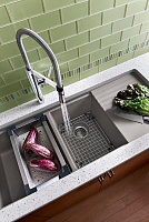 Blanco Culina-S Смеситель для кухни, выдвижн. излив, цвет: хром 517597