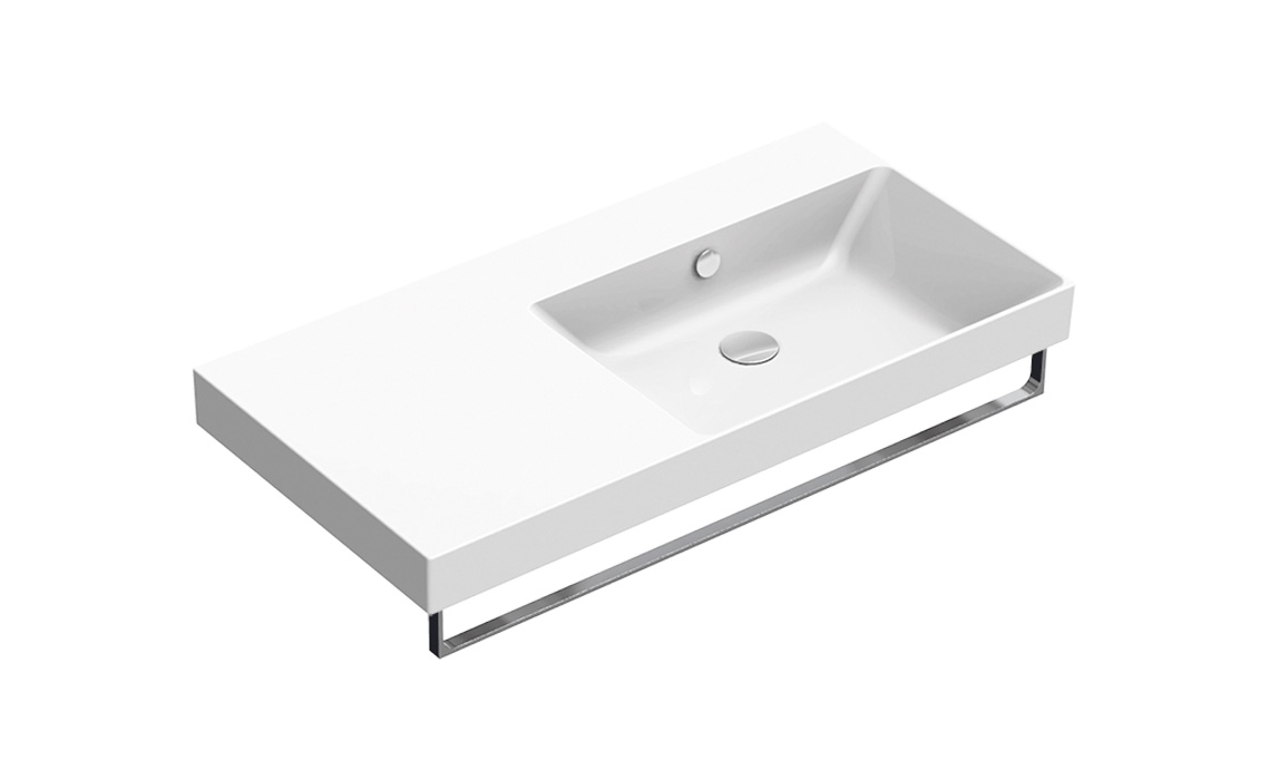 Catalano Comfort Раковина подвесная 100x50x17h см, с переливом, покр. Cataglaze, цвет: белый глянц. 0121030001