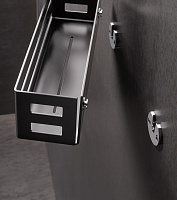 Keuco Полка корзинка 32x9x9,3h см, цвет: черный 24954 370000