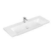 Villeroy & Boch Subway 3.0 Раковина 130х47х17 см, 1 отв., подвесная, цвет: альпийский белый 4A70D201