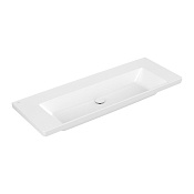 Villeroy & Boch Subway 3.0 Раковина 130х47х17 см, без отв., подвесная, цвет: белый камень 4A70D3RW