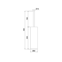 Treemme Tonda Ершик напольный, цвет: хром IT2Z07CCZZZZ