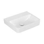 Villeroy & Boch O'Novo Pаковина 55x46x17,5 см, без отв., подвесная, цвет: альпийский белый 4A4158T2