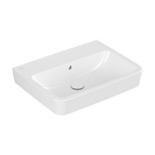 Villeroy & Boch O'Novo Pаковина 60x46x17,5 см, без отв., подвесная, цвет: альпийский белый 4A4162T2