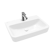 Villeroy & Boch O'Novo Pаковина 65x46x17,5 см, 1 отв., подвесная, цвет: альпийский белый 4A4166T2