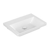 Villeroy & Boch Subway 3.0 Раковина 65х47х16,5 см, без отв., подвесная, цвет: альп. белый 4A706801