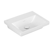 Villeroy & Boch Subway 3.0 Раковина 55х44х16,5 см, 1 отв., подвесная, цвет: альп. белый 4A70F501