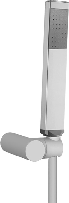 Paffoni Premium Душевая лейка, 12х6,5хh23,7 см, латунь, 1/2, 150 см, цвет: белый ZDUP115BO