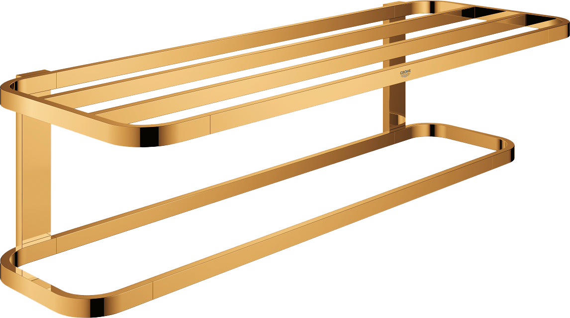 Grohe Selection Полка для полотенец 59,6 см, цвет: золото 41066GL0