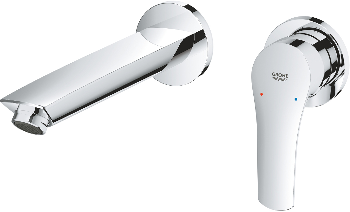 Grohe Eurosmart Смеситель для раковины на 2 отверстия, цвет: хром 29338003