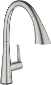 Grohe Zedra Touch Смеситель для кухни на 1 отверстие, цвет: сталь 30219DC2