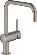 Grohe Minta Смеситель для кухни на 1 отверстие, цвет: темный хром 32488AL0